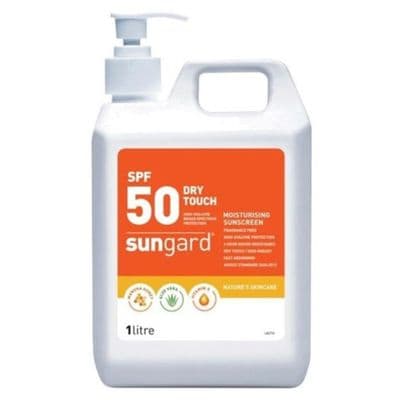 Sungard Dry Touch Sunscreen SPF50+, Water Resistant, 1L Pump