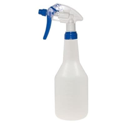 Green Rhino Clear Spray Bottle with Blue Trigger, 500ml