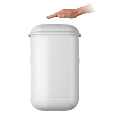 Pod Petite White Sanitary Bin, Automatic / Hands Free, incl. 1 Refill Cassette